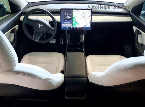 5YJYGDEF7LF034915 2020 TESLA MODEL Black Widok deski rozdzielczej
