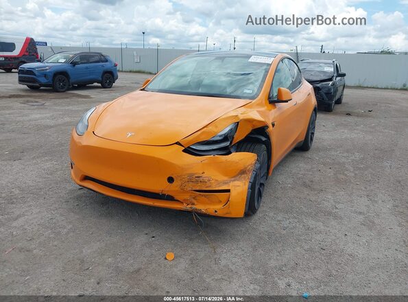 5YJYGDEF7MF211626 2021 TESLA MODEL Y Черный Передняя левая четверть