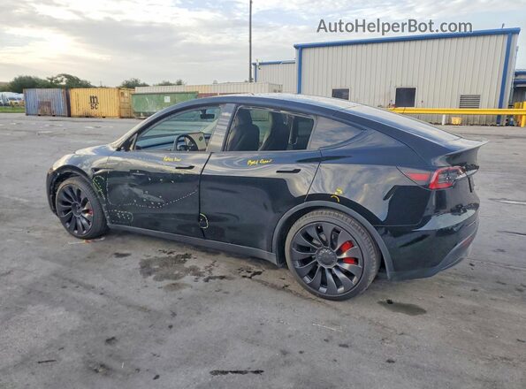 5YJYGDEF7MF249034 2021 TESLA MODEL Black Trasero izquierdo