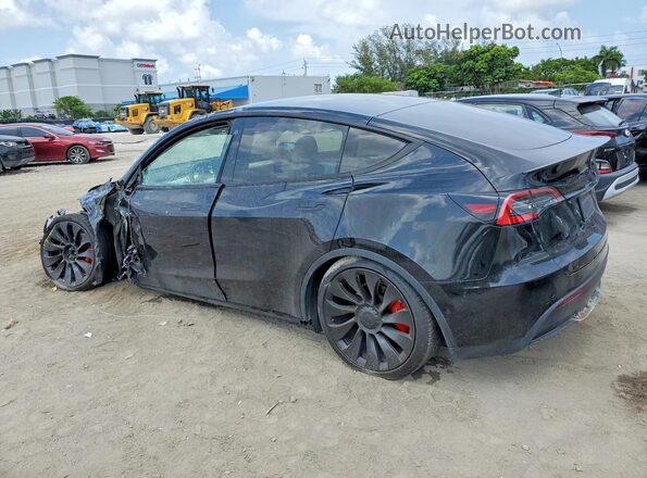 5YJYGDEF9MF089156 2021 TESLA MODEL Черный Задняя левая четверть