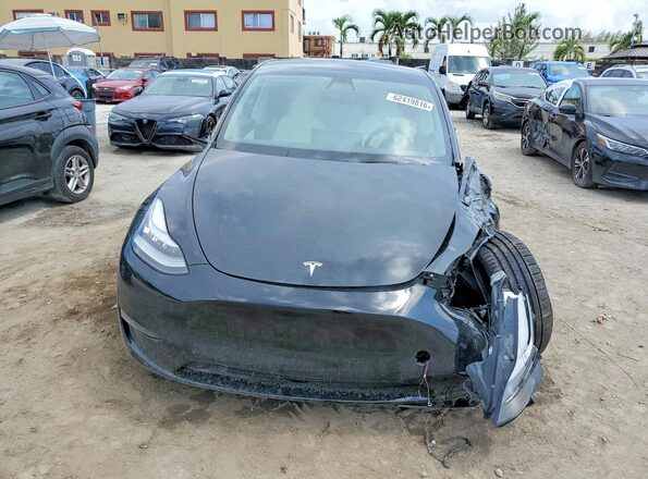 5YJYGDEF9MF089156 2021 TESLA MODEL Черный Вид спереди