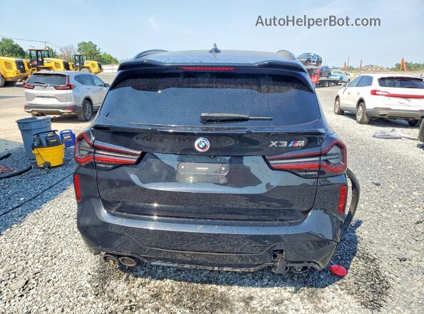 5YM13EC08N9J95618 2022 BMW X3 Black Widok z tyłu
