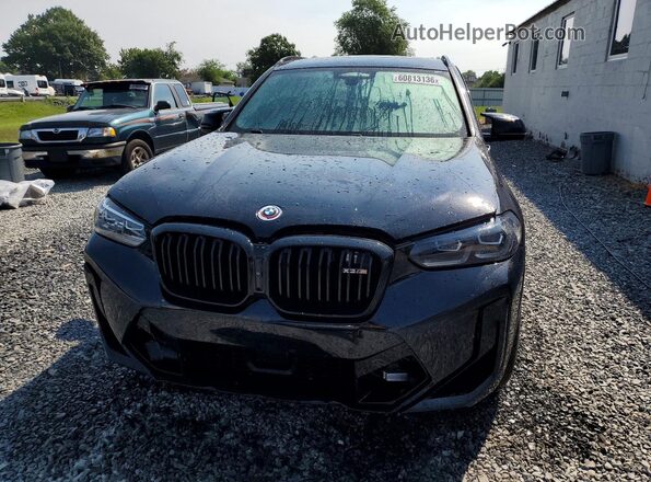 5YM13EC08N9J95618 2022 BMW X3 Black Widok z przodu