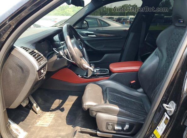 5YM13EC08N9J95618 2022 BMW X3 Black Widok wnętrza z przodu