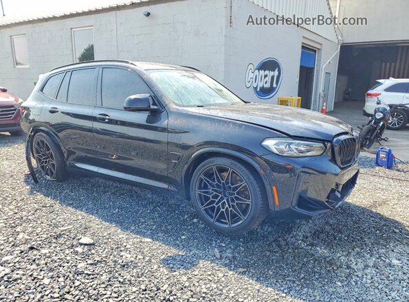5YM13EC08N9J95618 2022 BMW X3 Black Przód prawy