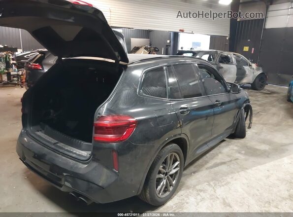 5YM13EC08N9L34971 2022 BMW X3 Black Հետևի աջ