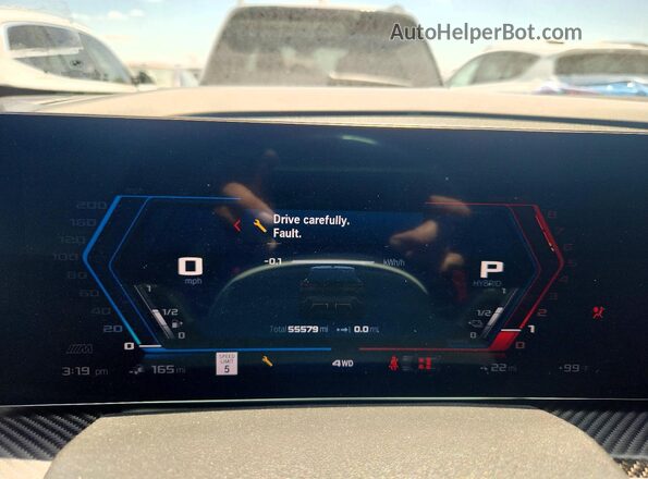 5YM23CS05P9S47414 2023 BMW XM Черный Вид щитка приборов