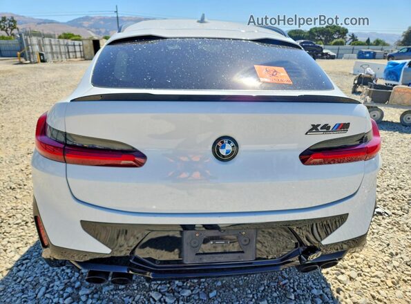 5YM23EC01R9U35960 2024 BMW X4 White უკანა ხედი