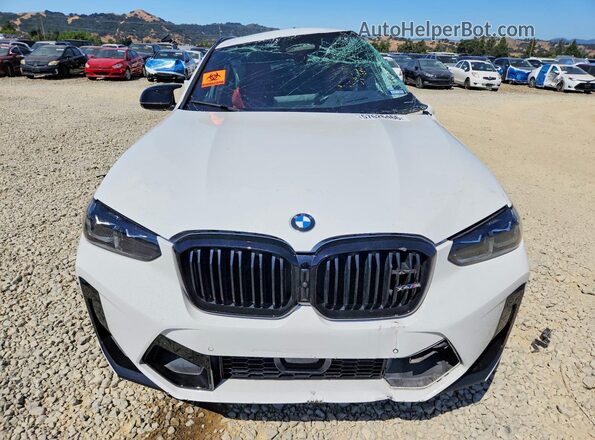 5YM23EC01R9U35960 2024 BMW X4 White წინა ხედი
