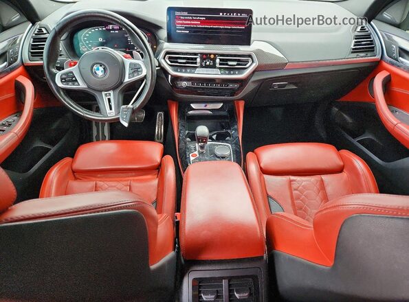 5YM23EC06N9J53503 2022 BMW X4 White წინა პანელის ხედი
