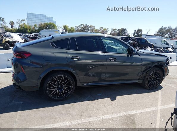 5YMCY0C05N9K70885 2022 BMW X6 M Gray უკანა სალონის ხედი