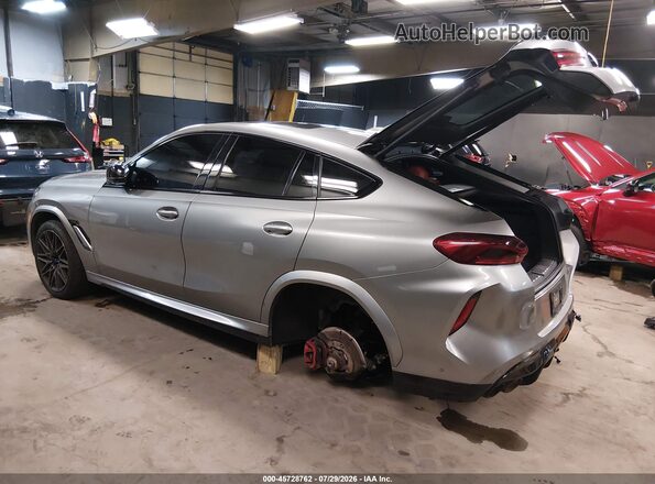 5YMCY0C08N9N00595 2022 BMW X6 M Gray უკანა მარცხენა
