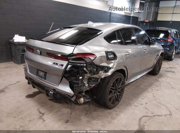 5YMCY0C08N9N00595 2022 BMW X6 M Gray წინა ხედი