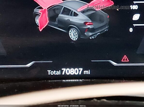 5YMCY0C08N9N00595 2022 BMW X6 M Gray 
