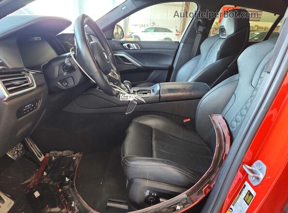 5YMCY0C09N9L41859 2022 BMW X6 Red Front interior view