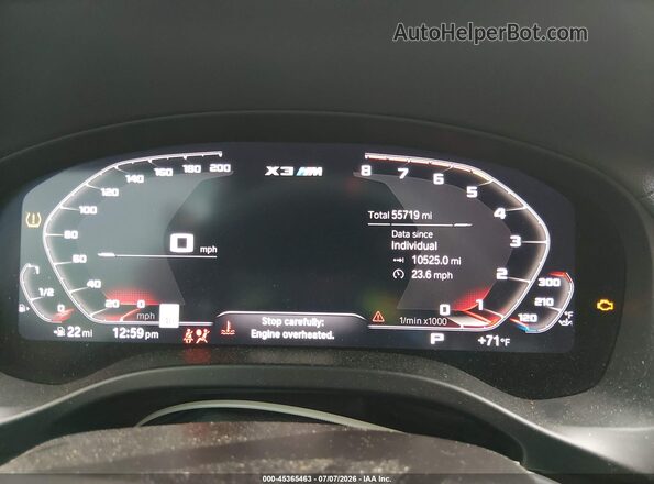 5YMTS0C01M9F63055 2021 BMW X3 Blue Widok tylnych siedzeń