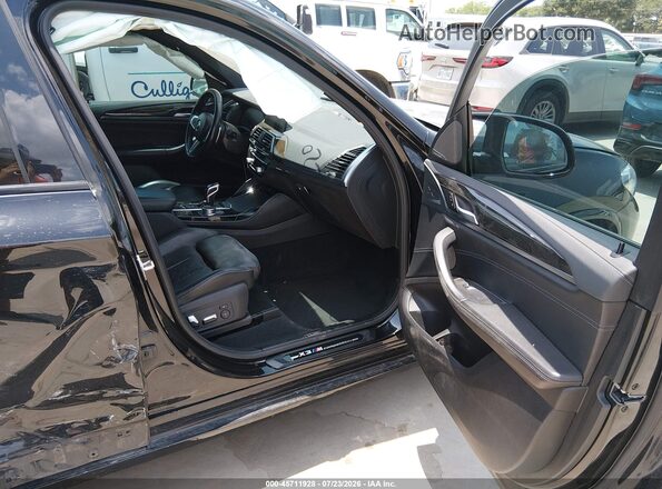 5YMTS0C03M9G14927 2021 BMW X3 Black Вид салону спереду