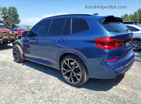 5YMTS0C04M9F29207 2021 BMW X3 Синий Задняя левая четверть