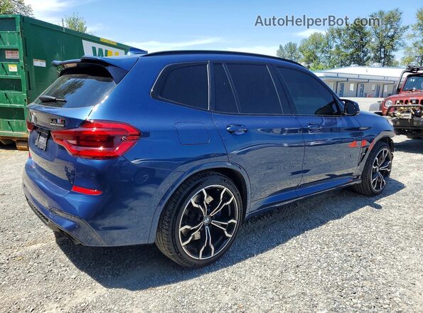 5YMTS0C04M9F29207 2021 BMW X3 Синий Задняя правая четверть