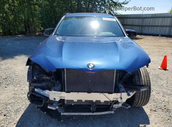 5YMTS0C04M9F29207 2021 BMW X3 Синий Вид спереди