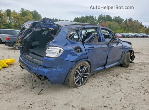 5YMTS0C07L9B77240 2020 BMW X3 Blue Հետևի աջ