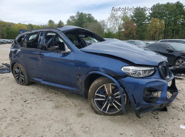 5YMTS0C07L9B77240 2020 BMW X3 Blue Առջևի աջ
