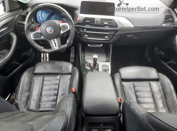 5YMTS0C07L9B77240 2020 BMW X3 Blue Առջևի վահանակի տեսք