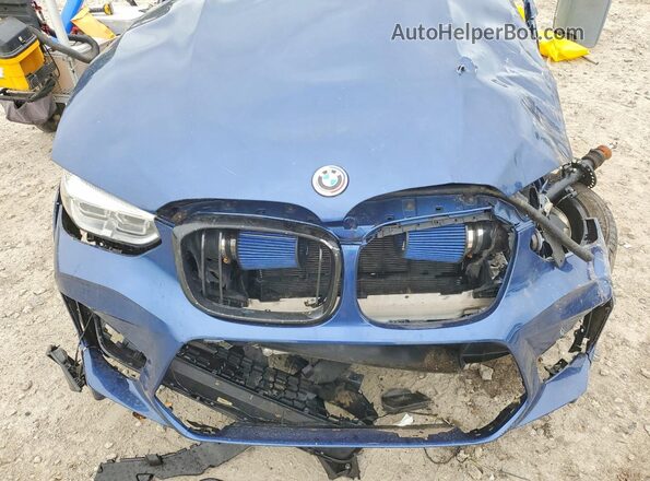 5YMTS0C07L9B77240 2020 BMW X3 Blue Շարժիչի բաժամունքի տեսք