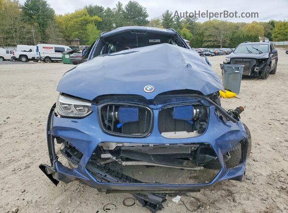 5YMTS0C07L9B77240 2020 BMW X3 Blue Դիմացի տեսք