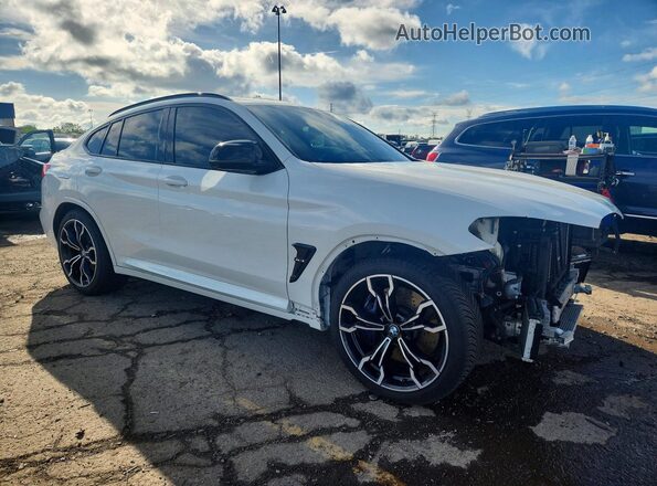 5YMUJ0C00M9F50093 2021 BMW X4 White Передня права чверть
