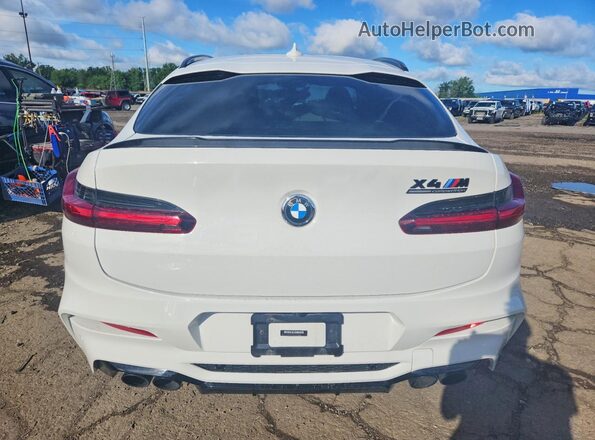 5YMUJ0C00M9F50093 2021 BMW X4 White Вид ззаду