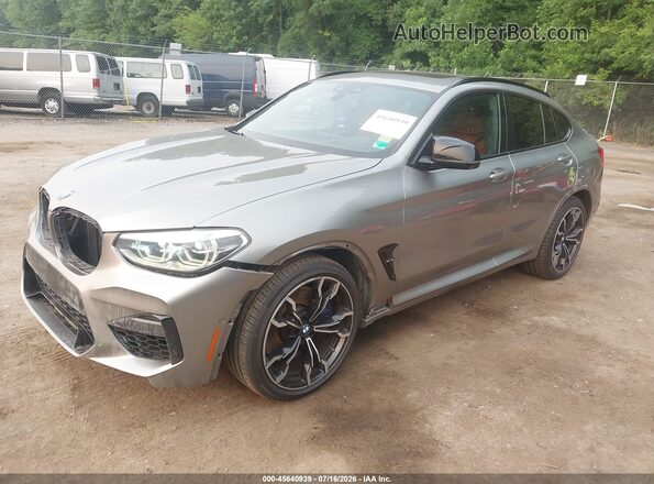 5YMUJ0C02L9B76200 2020 BMW X4 Gray წინა მარცხენა ხედი სამი მეოთხედიდან