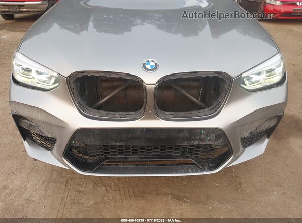 5YMUJ0C02L9B76200 2020 BMW X4 Gray წინა ხედი