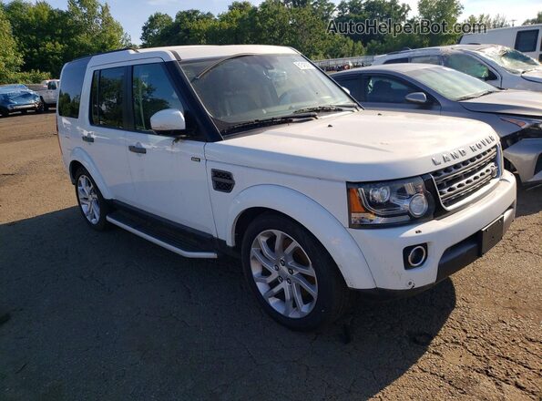 SALAG2V64GA832978 2016 LAND ROVER LR4 Белый Вид спереди