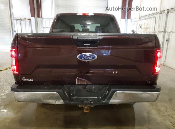 1FTEW1E57JKF43012 2018 FORD F150 Burgundy Սալոնի դիմացի տեսք