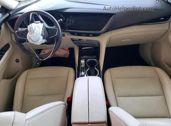 LRBFZNR41ND053260 2022 BUICK ENVISION White ხელსაწყოთა პანელის ხედი
