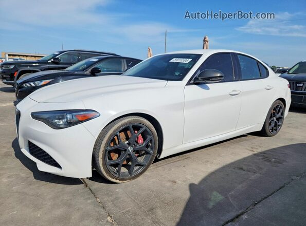 ZARFAMAN7K7622765 2019 ALFA ROMEO GIULIA White Trasero izquierdo