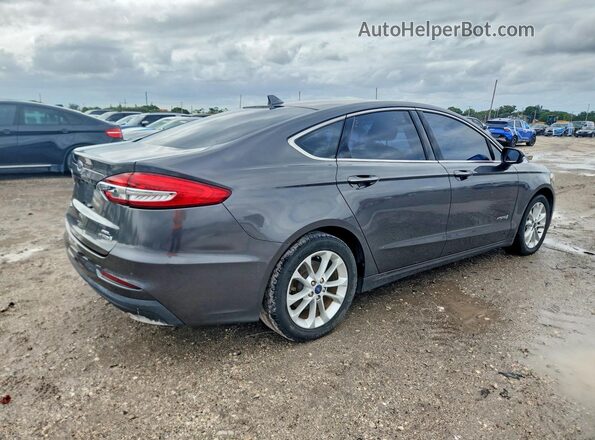 3FA6P0MU6KR137357 2019 FORD FUSION Угольный Передняя правая четверть
