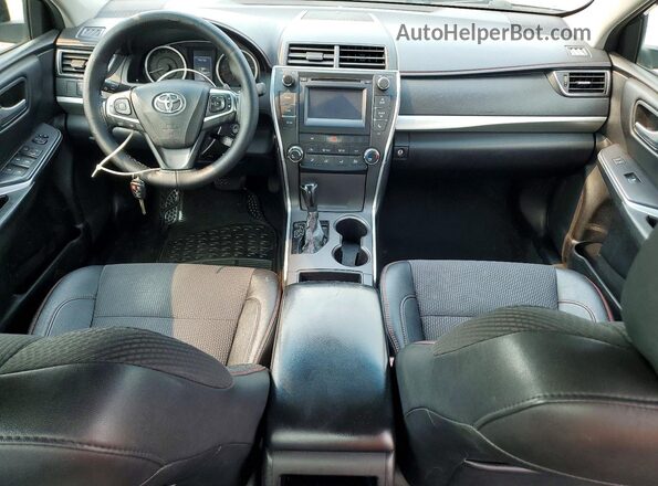 4T1BF1FKXHU299180 2017 TOYOTA CAMRY Черный Вид щитка приборов