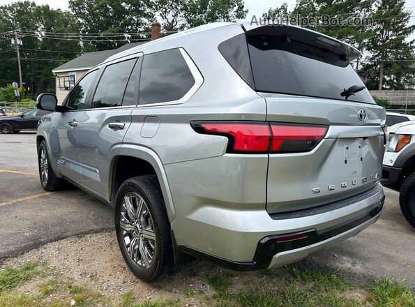 7SVAAABA4RX030349 2024 TOYOTA SEQUOIA Silver Задня права чверть