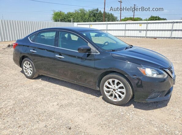 3N1AB7AP1JY289564 2018 NISSAN SENTRA Black Widok z przodu