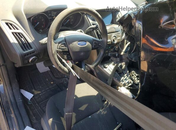 1FADP3H27JL282065 2018 FORD FOCUS Black ხელსაწყოთა პანელის ხედი