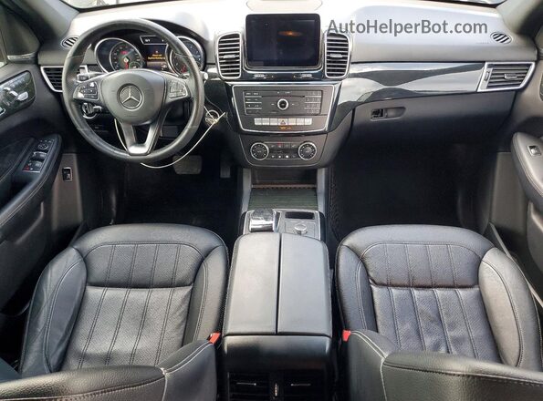 4JGDA5JB7HA834165 2017 MERCEDES-BENZ GLE Black ხელსაწყოთა პანელის ხედი