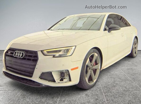 WAUC4AF41KA053138 2019 AUDI S4 White უკანა მარცხენა
