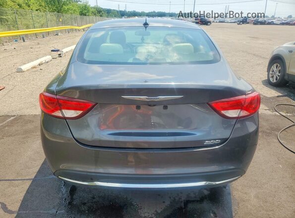 1C3CCCAB4GN186973 2016 CHRYSLER 200 Gray Front interior view