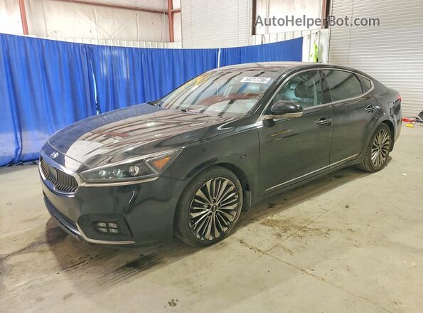 KNALC4J14J5098051 2018 KIA CADENZA Black Trasero izquierdo
