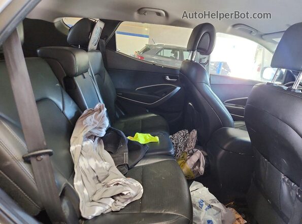 5XYZU3LA4GG320475 2016 HYUNDAI SANTA Silver Vista del compartimento del motor