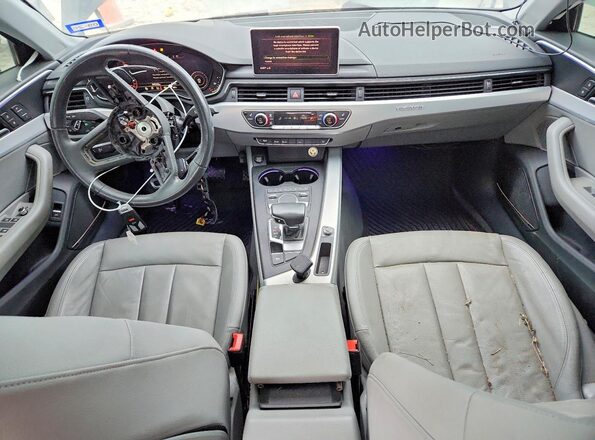 WAUFNAF49HN063363 2017 AUDI A4 Черный Вид щитка приборов