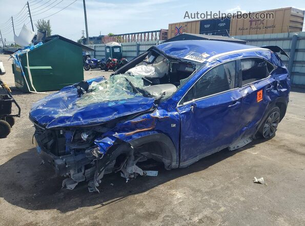 JTJSARBZ3M2193161 2021 LEXUS NX Blue Задня ліва чверть