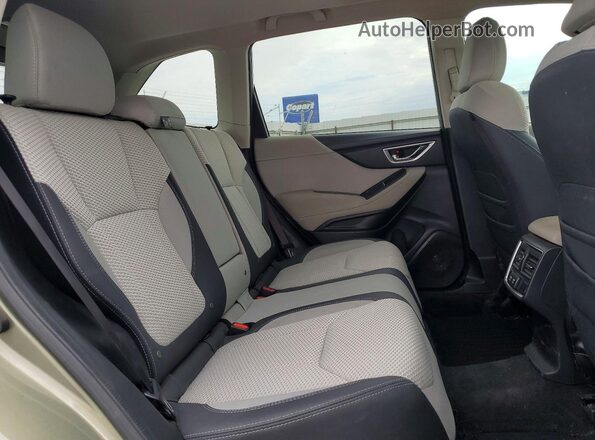 JF2SKAGC2KH592161 2019 SUBARU FORESTER Green Rear interior view